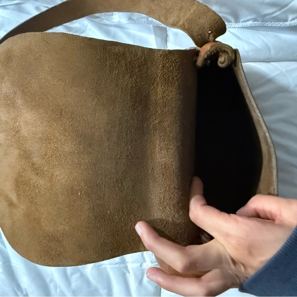Brown Leather Shoulder Bag - Picture 2 of 3